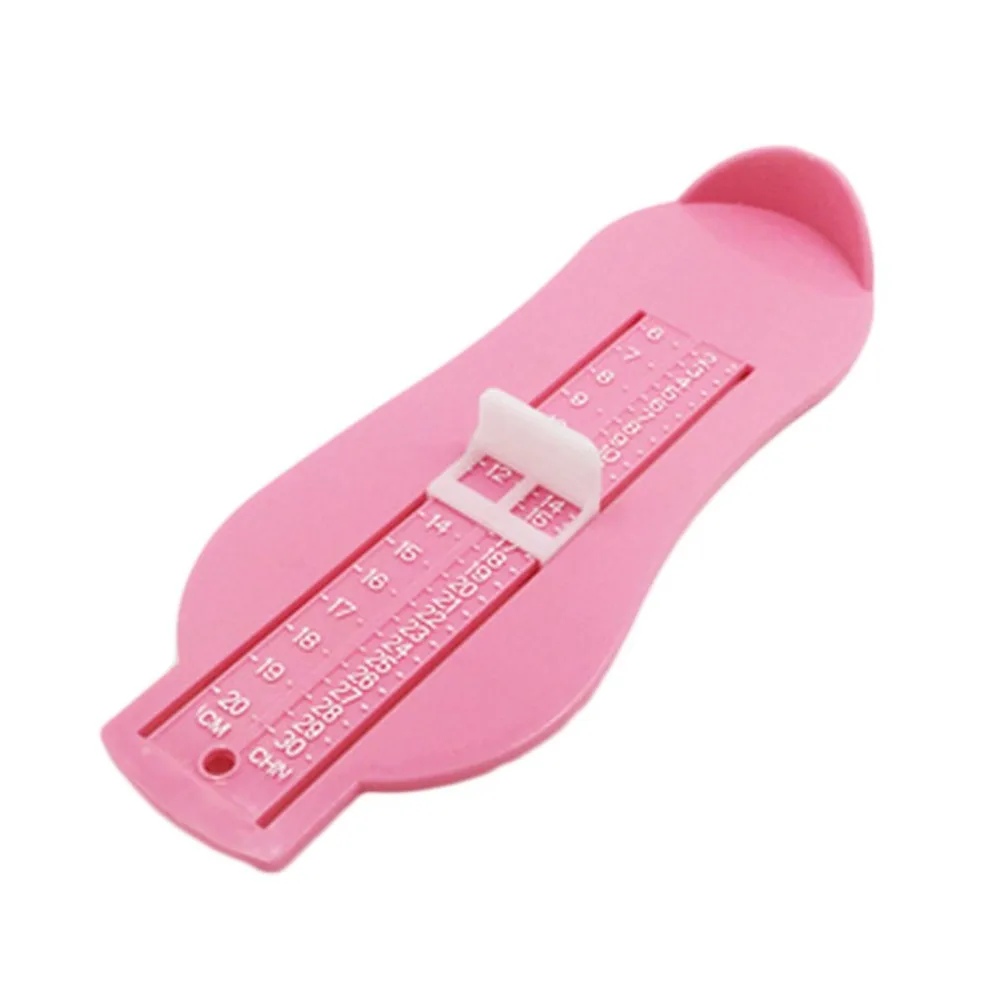 АБС-пластик для ухода за младенцем, инструмент для измерения ступни, измерительный прибор, измерительная линейка для обуви 0-20 см, 4 цвета, Прямая поставка