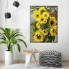 HUACAN Pictures By Numbers Sunflower Drawing On Canvas HandPainted Coloring Kits Art Gift DIY Oil Painting Home Decor ► Photo 2/6