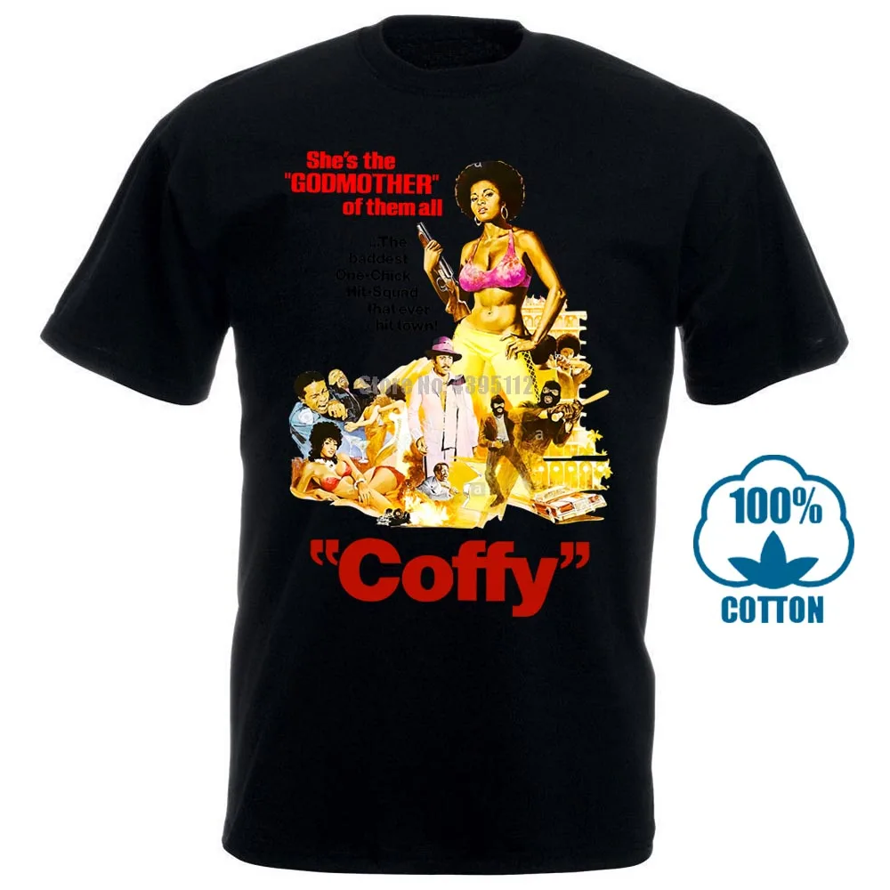 Cofdy Movie Poster 1973 футболка белый желтый все размеры S 4Xl | Мужская одежда