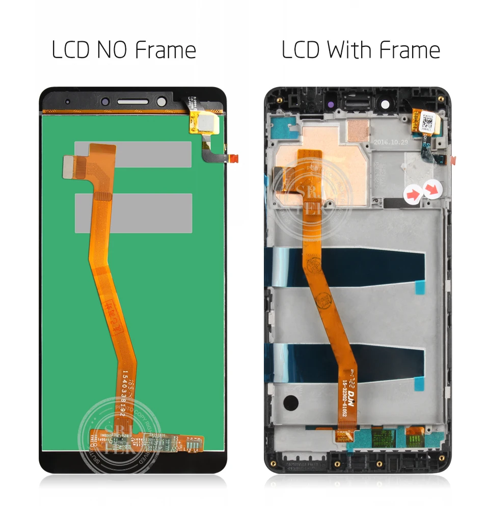 ЖК-дисплей для lenovo Vibe K6 Plus, сенсорная панель K53B36 K53B37, экран для lenovo K6 Note, ЖК-дисплей K53483, матрица, запчасти в сборе
