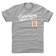 Ropa de 500 nivel camisa de Paul George Vintage de la ciudad de Oklahoma baloncesto para Hombre Ropa Paul George 4124 de escritura