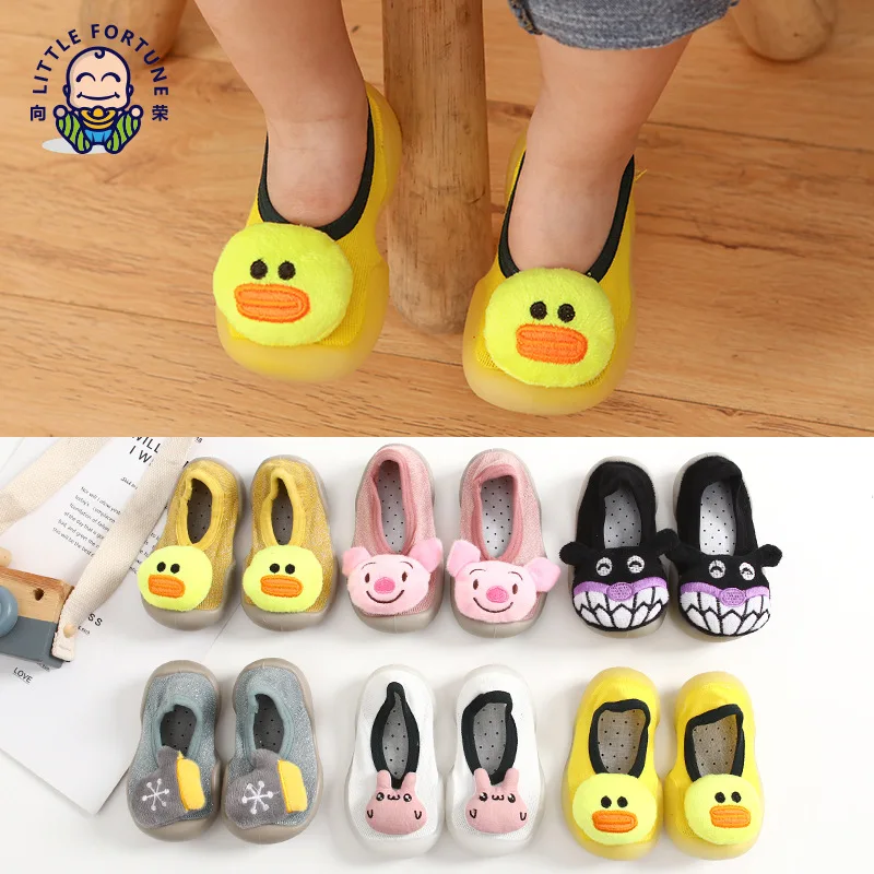 

INS Korean-style 0-4-Year-Old Spring And Summer Autumn Low-Cut Stick Doll Anti-slip Baby Toddler Shoes Children wa zi xie