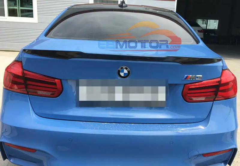 V Style Trunk Spoiler For BMW 3-Series F30 F80 M3 4D Sedan 2012UP