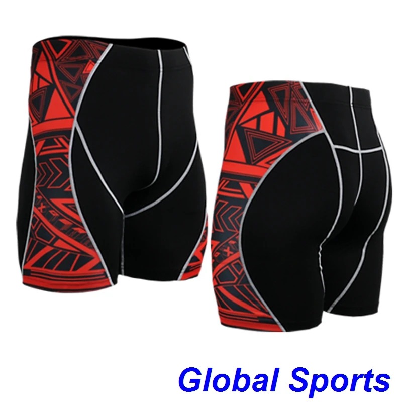 

Brand New Compression Shorts Men Casual Bodybuilding Quick Dry Skinny Bottoms Jogging Sweat Gym Shorts Male Sportswear