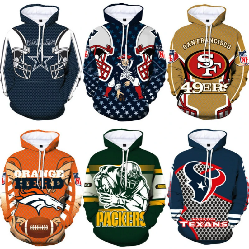 Sudaderas con capucha para equipos de fútbol para hombres en Europa y Estados Unidos son populares sudaderas con capucha en 3d|Sudaderas con capucha y sudaderas| - AliExpress