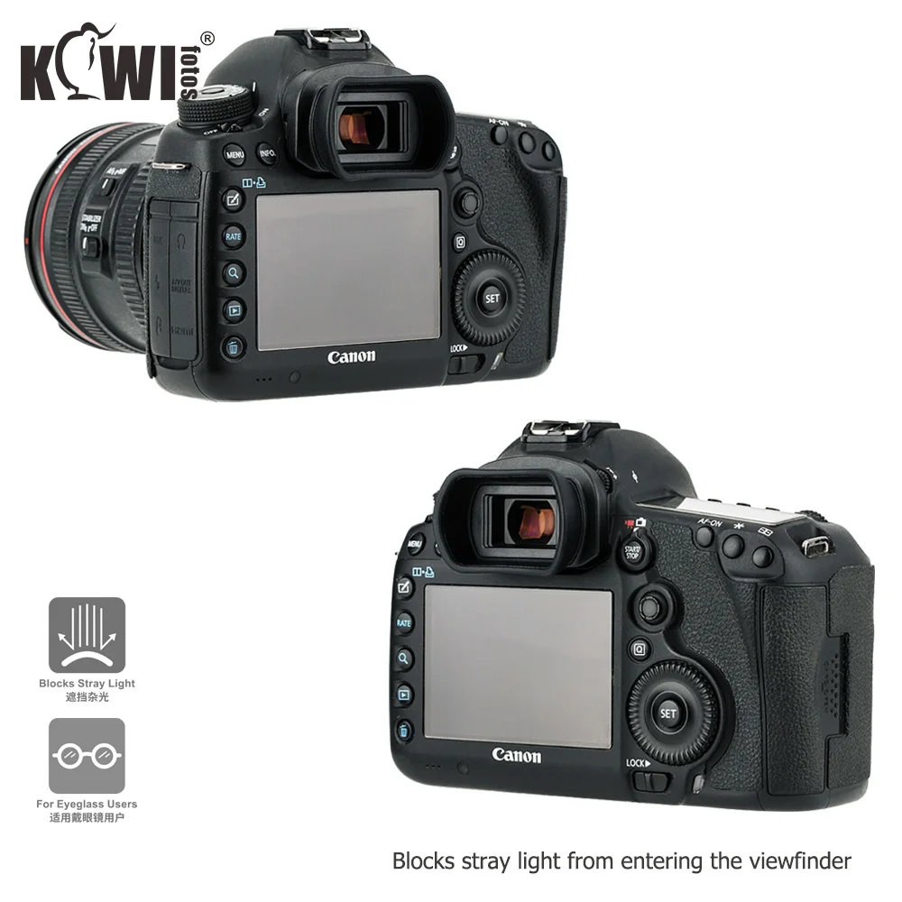 Мягкий силиконовый видоискатель для камеры окуляр наглазник для Canon EOS 5DM4 5DM3 5DS 5DSR 7DM2 7D EOS 1DX Mark II 1DX Заменяет Canon Eg