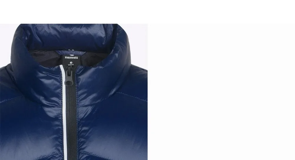 Xiaomi ULEEMARK мужской пуховик жилет 90% серый утиный пух флисовая подкладка пальто осень зима Повседневная теплая верхняя одежда ветровка
