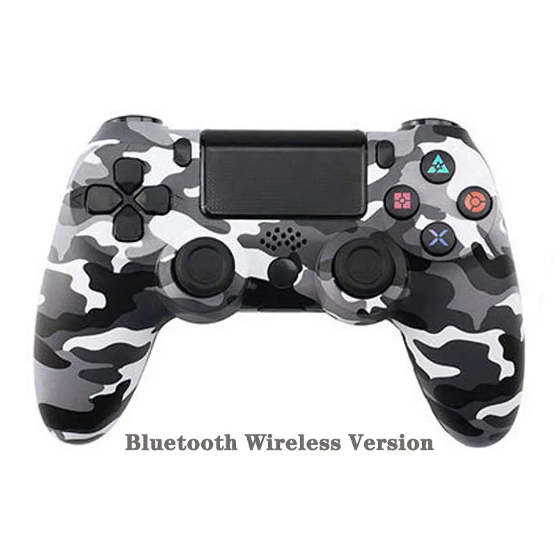 WUIYBN геймпад PS4 контроллер Bluetooth беспроводной/USB проводной джойстик для SONY Playstation 4 игровой автомат консоль ПК паровой - Цвет: Bluetooth version 4
