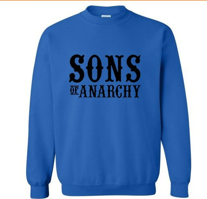 Новинка модная мужская спортивная одежда SOA Sons of анархии Мужская толстовка