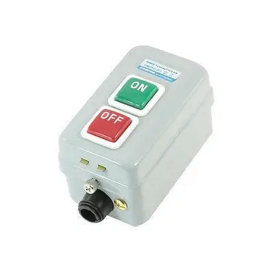 

Green ON Red OFF Power Pushbutton Switch 220VAC 15A 360VAC 10A