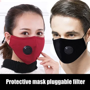 

Safety Dust Mask+1 Filters PM2.5 Anti Dust Breathable Earloop Mouth Mask Comfortable Sanitary Mask Anti Virus Mask #