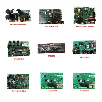

For YORK-DRV001V1.02| 031-01095-002| AC42I04.RWM.130121| SAP:519239| 1106951| KF(R)-0200L| CEPL130537-03-R| 452403000 Used