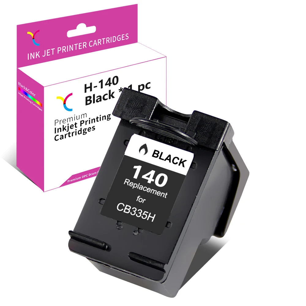 

Черные восстановленные чернила YC CB335 140 для HP 140 для DeskJet D4263,D4363 OfficeJet J5730,5780 PhotoSmart C4200,C4225,C4240