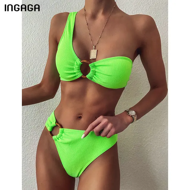 Ingaga Off Shoulder High Waisted Bikini 2