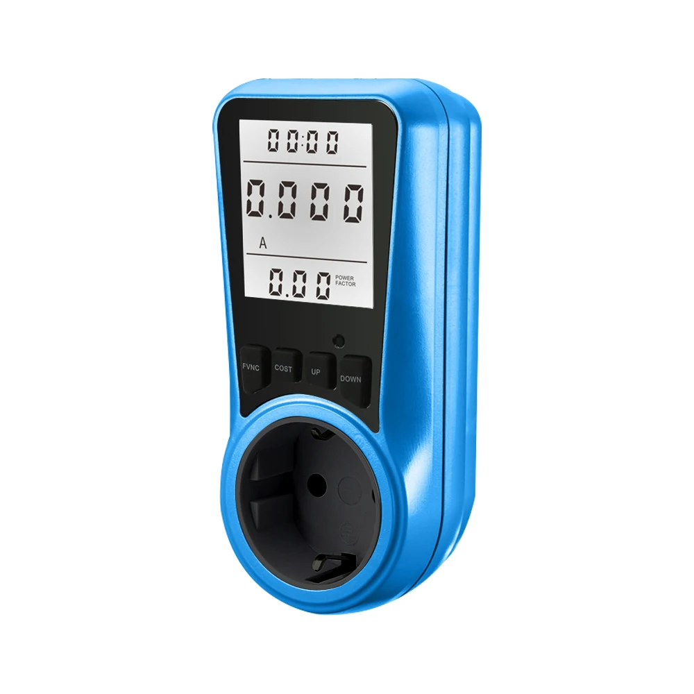LCD Digital Backlight Plug in Power Meter Electricity Analyzer Socket Wattmeter LCD Digital Backlight Plug in Power Meter Electricity Analyzer Socket Wattmeter
