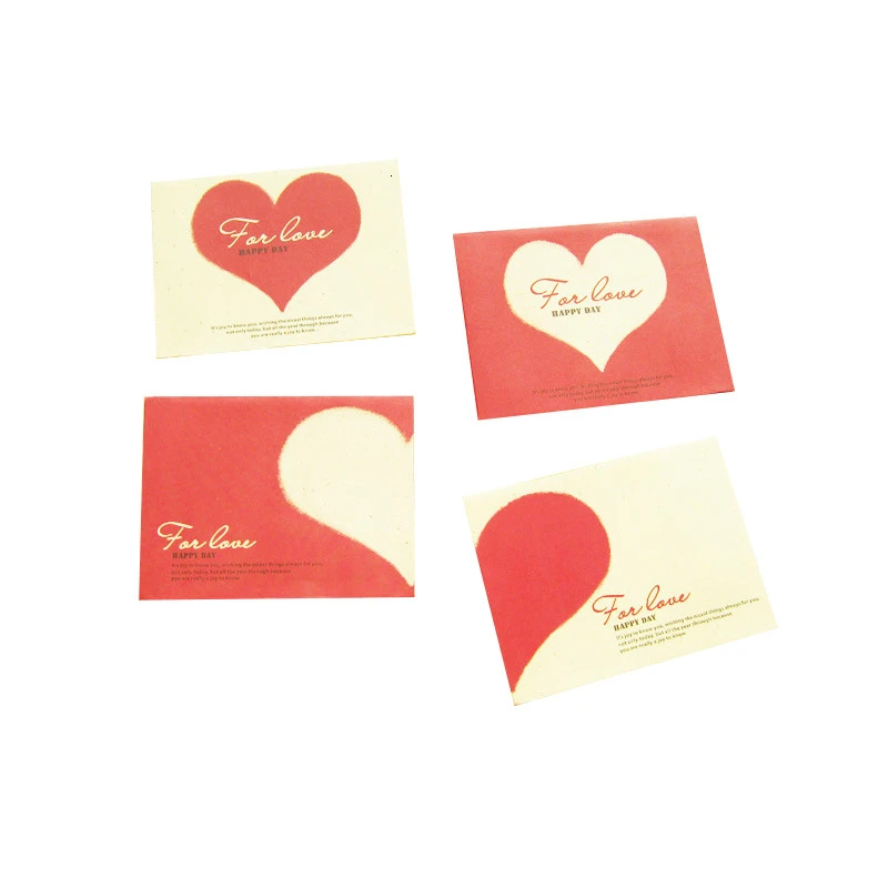 

E42 Love Mini Envelope Membership Card Envelope Blessing Envelope 10 Pieces