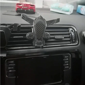 

Gravity Car Air Vent Outlet Dashboard Mobile Cell Phone Holder Reaction Clip Mount Cradle GPS For Volkswagen Sagitar 2017 2018