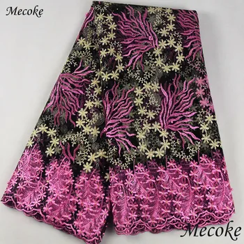 

2020 Latest French Nigerian Laces Fabrics High Quality deep green Tulle African Laces Fabric Wedding African French Tulle Lace