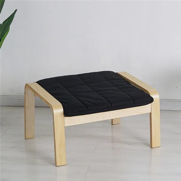 Удобный деревянный табурет пуфик табурет для ног с подушкой мебель для гостиной фанера Маленькая деревянная табуретка для качалки