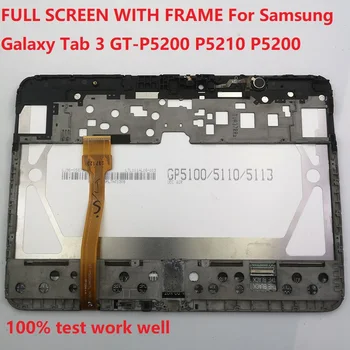Schermo da 10.1" per Samsung Galaxy Tab 3 GT-P5200 P5210 P5200, Touch Screen + Pannello Display LCD, Modulo Monitor