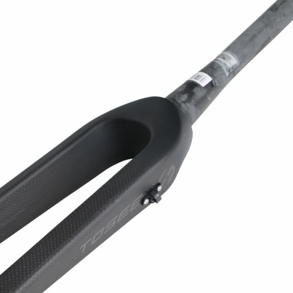 Коническая вилка для горного велосипеда TOSEEK из углеродного волокна жесткие