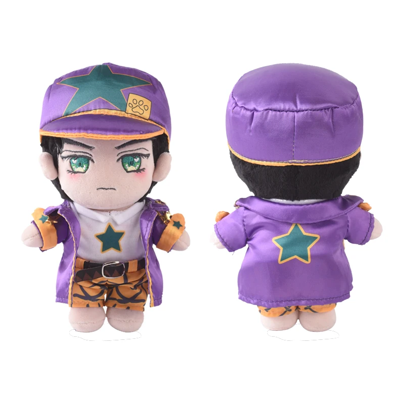 

2019 Japanese Anime JoJo's Bizarre Adventure Kujo Jotaro Cosplay Dress Up Plush Doll Cute Toys Christmas Gift 20cm