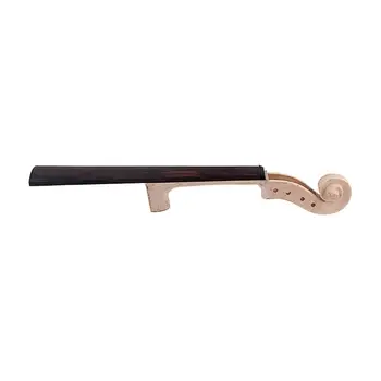 

Violin Neck Ebony Fingerboard Fiddle 4/4 Maple DIY Kit with Hand Carved Scroll for Musical Instruments Accessories High quality
