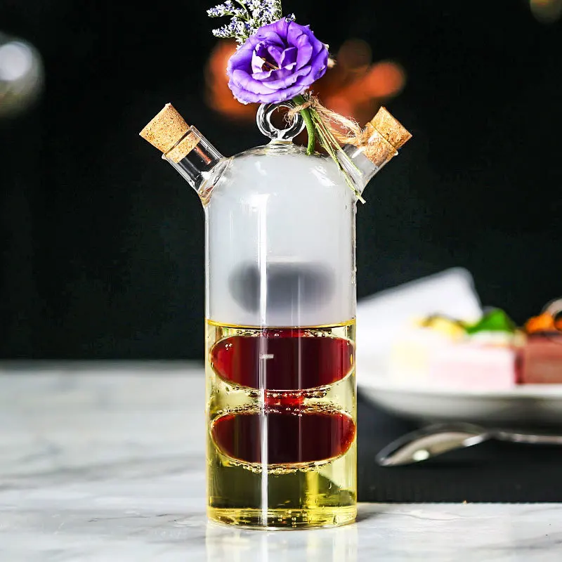 Double Tube Lovers Sharing Molecular Cocktail Glass Two Different Drinks Integrated Bottle For Bar Night Club Mixing Wine Cup | Дом и сад