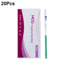 20Pcs One Step HCG Early Pregnancy Urine Midstream Test Strip Home Private Urine Hygiene Pregnant Measuring Test Kits Wholesale