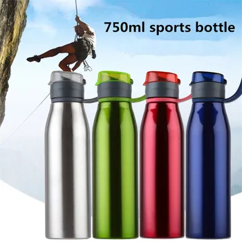 

New Eco-friendly 750ml/25oz stainless steel304 Sports&Outdoor Kettle American Style My Water Bottle Portable Handle Pop-up Lid