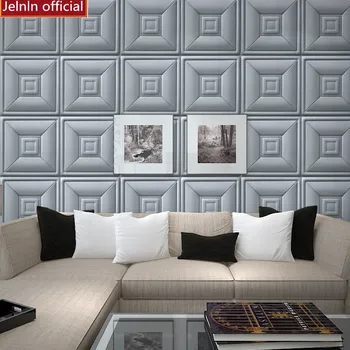 

3d stereo wall stickers waterproof TV background kids room wall bed soft bag foam wallpaper living room decoration stickers