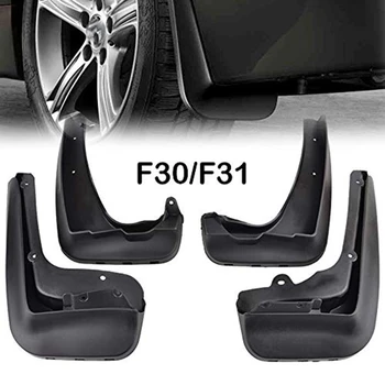 

4Pcs/Set Car Splash Guards Mud Guards Mud Flaps Fit for BMW 3 Series F30 F31 2012-2018