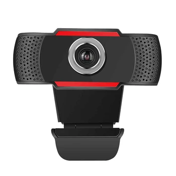 

S80 HD Webcam Rotatable 720P Computer Camera Video Calling And Recording With Sound-Absorbing Microphone Clip On Style For PC