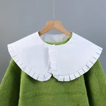 Camisa feminina gola falsa xale envoltório feminino blusa gola destacável colar gravata colar laço blusa blusa superior camisola decorativa