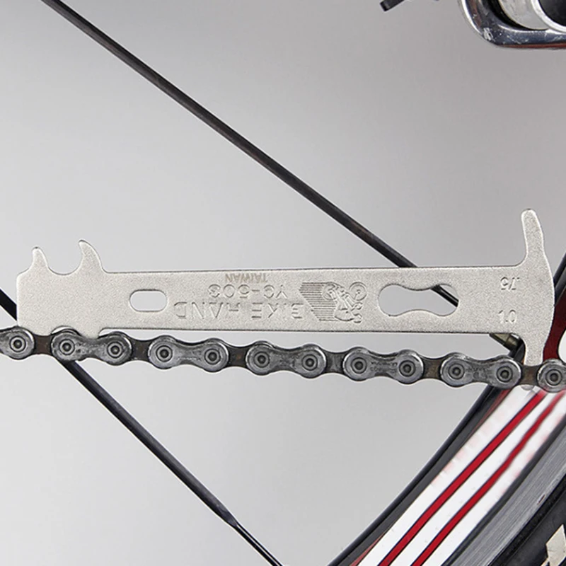 BIKEHAND MTB Bicycle Bike Chain Check Wear Indicator Tool Compact Lightweight Chain Check Tool mini size easy to carry