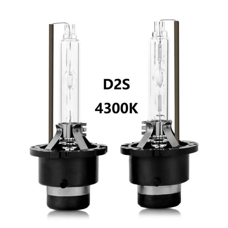 2 x D2S 4300K 6000K 8000K 10000K 12000K HID Xenon Bulbs Auto Car Headlights  Xenon HID Lamp Yellow White Blue Light Bulb