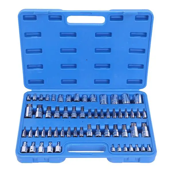 

10PC Hex Bit Socket Set Metric Drive Combination Hex Key Allen Head Socket Bit Socket Set Hand Tool Set