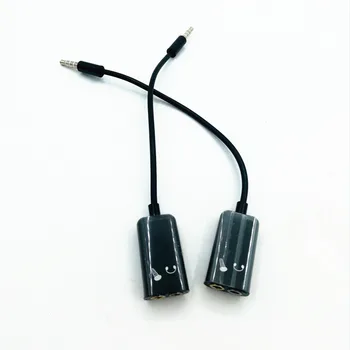 

2pcs/lot Audio Splitter 3.5mm Jack 1 Male to 2 Female 1 Mic Headset Cable + 1 Earphone Adapter for Smartphones