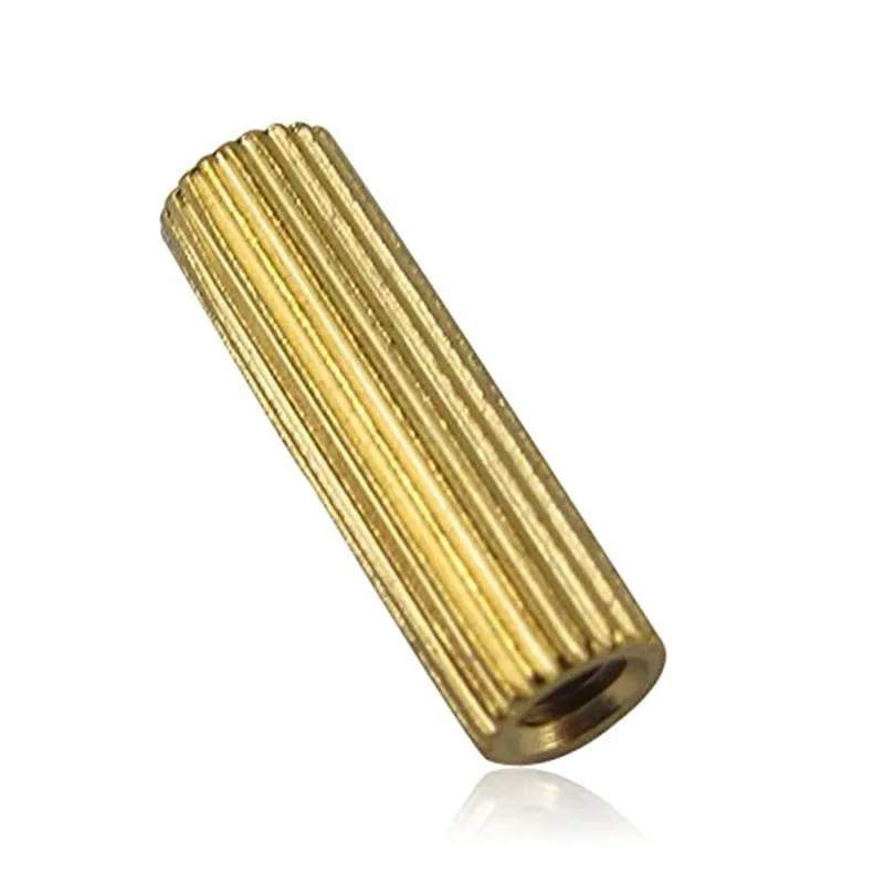 

M2 Round Double-pass Copper Column Security Monitoring Brass Copper Knurled Columns Camera Isolation Column Screws Bolts