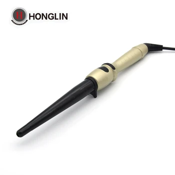 

Honglin Hair Styler Wand Professional Hair Curler Fast Warm-up Flat Iron Ceramic Hair Curling Wave Styling Tools Hair Curlers