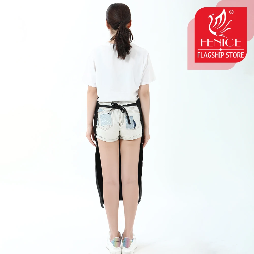 Hairdressing Apron Barber Shop Hair Salon Capes Dedicated Home and Women non stick Backless Black Apron 1 Hairdressing Apron Barber Shop Hair Salon Capes Dedicated Home and Women non stick Backless Black Apron 4