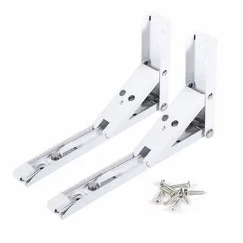 

2pcs/set Folding e-Angle Bracket Wall Mounted Shelf Bracket Folding Bracket Multi-functional Folding Shelf Bracket