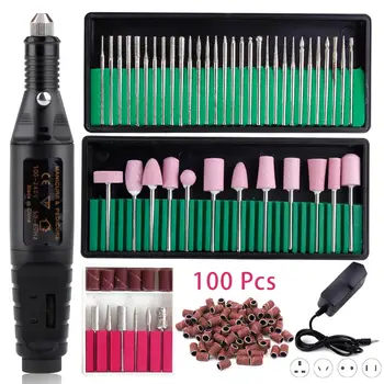

professional Equipment Nails Drill Electric Manicure Machine Pedicure Milling Ceramic Nail Cutters Gel Polish Remover Nail Tools