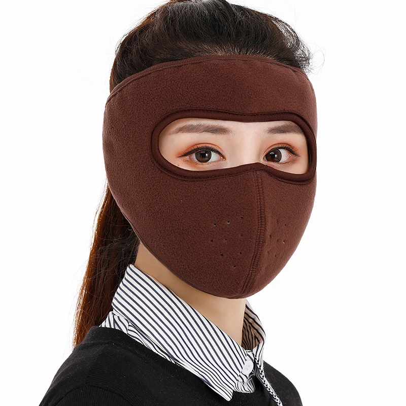 mask chocolate Теплый зимний лыжный шарф мотоциклетная маска для лица для спорта на открытом воздухе защита шеи мотоциклетная маска для лица - Цвет: mask chocolate