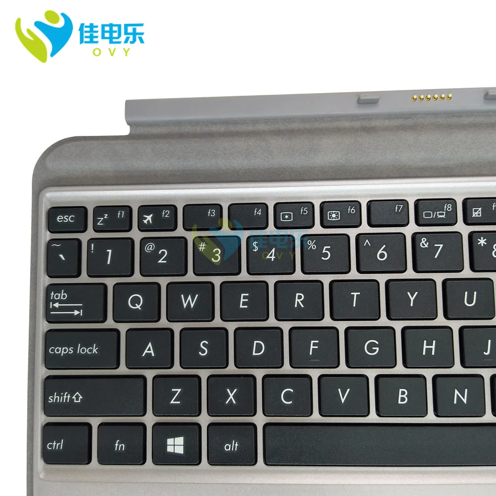 US QWERTY, Substituição do Teclado Inglês, Tampa Prata, 0KNB1-00A4US00