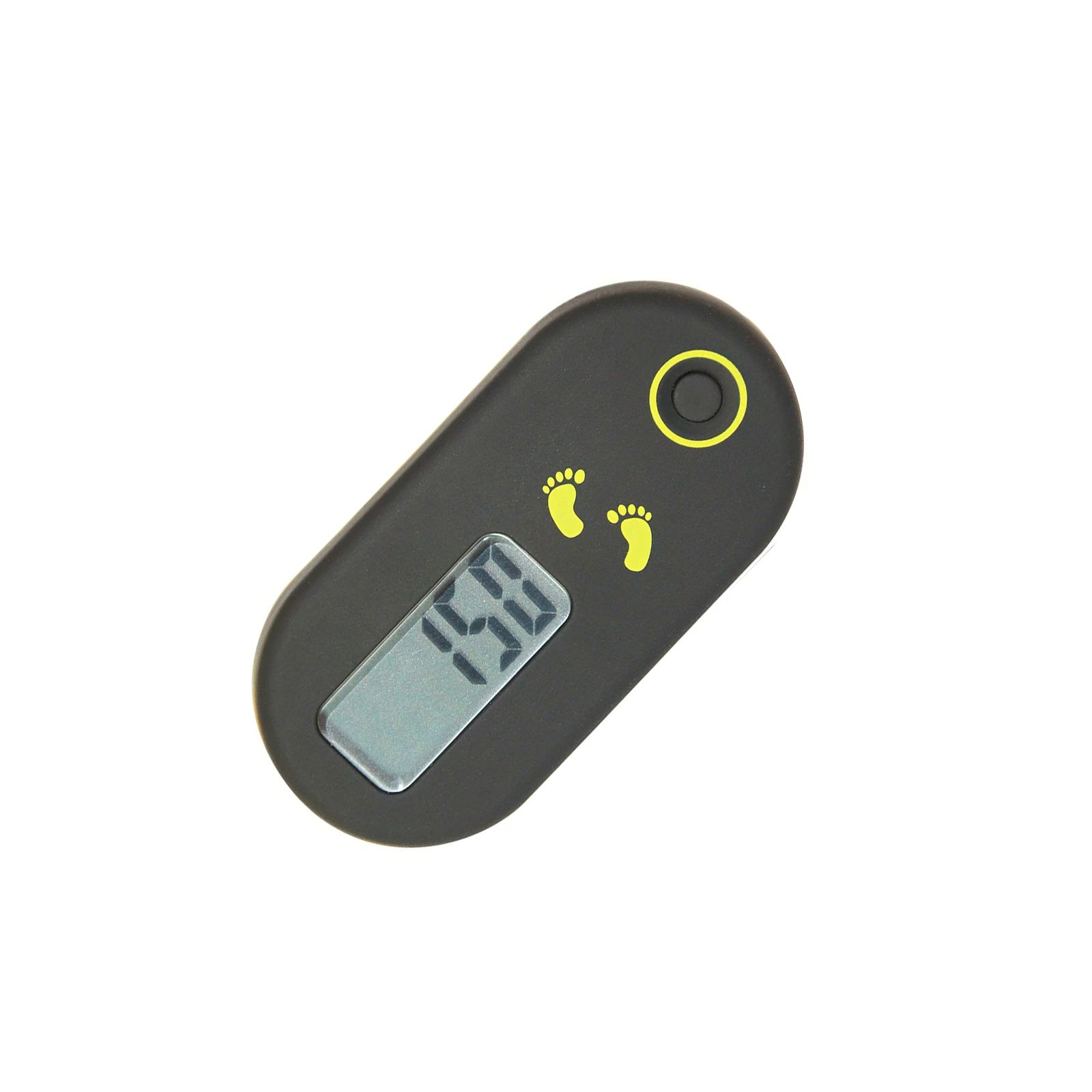 BESPORTBLE Mini 3D Digital Step Counter Simple Walking Pedometer for Men Women Exercise Black