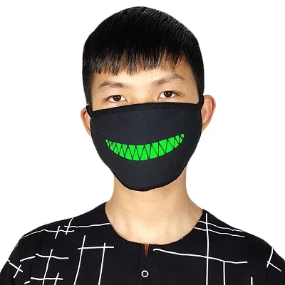 1Pc Cotton Anti-Dust Face Mouth Mask Fluorescent Earloop Fashion Windproof Cover - Color: K17