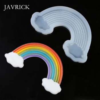 

DIY Large Rainbow Cloud Pendant Epoxy Resin Silicone Mold Craft Tools DIY Accessories Jewelry Making Tool