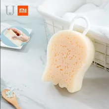 Xiaomi Mijia мультфильм губка для ванны мягкий SAin Ванна мяч отшелушивающая губка экологическая безопасность двусторонний дизайн со шнурком