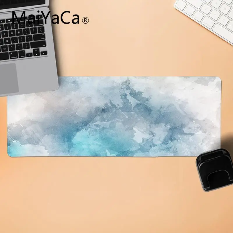 MaiYaCa простой дизайн зеленый мрамор большой коврик для мыши ПК компьютерный коврик резиновая мышь прочный коврик для мыши на стол